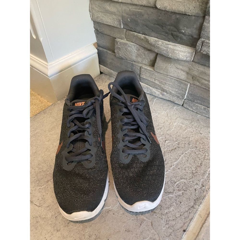 Nike Air Max Sequent 2- women’s 8 Black and Rose Gold